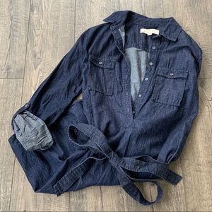 LOFT Denim Dress Tunic | Size XS